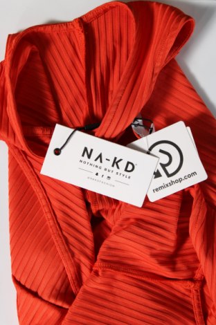 Дамска блуза - боди NA-KD, Размер S, Цвят Оранжев, Цена 17,67 лв.