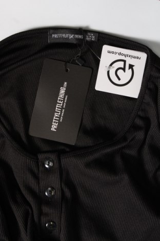 Дамска блуза - боди Pretty Little Thing, Размер L, Цвят Черен, Цена 12,40 лв.