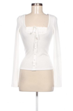Γυναικεία μπλούζα ABOUT YOU X MILLANE, Μέγεθος S, Χρώμα Λευκό, Τιμή 33,40 €