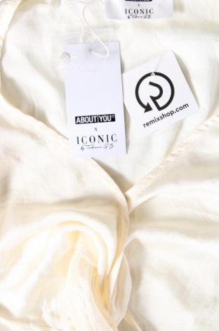 Damen Shirt ABOUT YOU x Iconic by Tatiana Kucharova, Größe S, Farbe Ecru, Preis 17,86 €