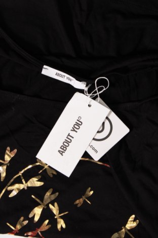 Γυναικεία μπλούζα About You, Μέγεθος S, Χρώμα Μαύρο, Τιμή 9,48 €