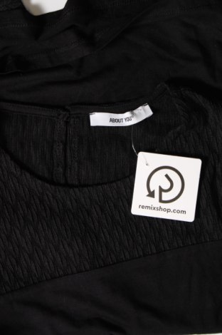 Γυναικεία μπλούζα About You, Μέγεθος S, Χρώμα Μαύρο, Τιμή 11,86 €