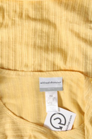 Γυναικεία μπλούζα Alfred Dunner, Μέγεθος XL, Χρώμα Κίτρινο, Τιμή 7,05 €