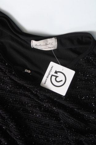 Γυναικεία μπλούζα Amelie & Amelie, Μέγεθος M, Χρώμα Μαύρο, Τιμή 5,29 €