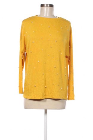 Дамска блуза Amisu, Размер L, Цвят Жълт, Цена 8,55 лв.