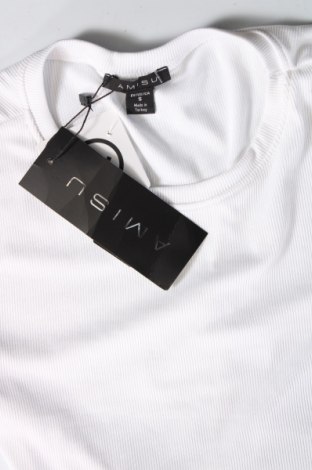 Γυναικεία μπλούζα Amisu, Μέγεθος S, Χρώμα Λευκό, Τιμή 7,67 €