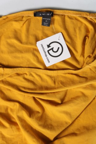 Дамска блуза Amisu, Размер S, Цвят Жълт, Цена 7,60 лв.