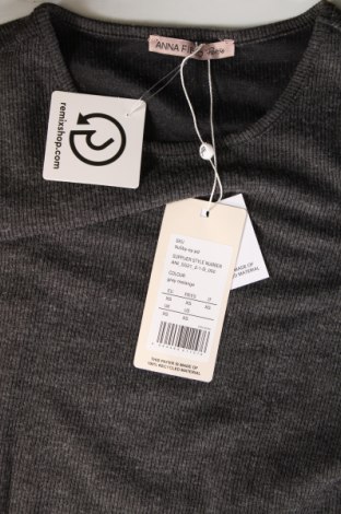 Γυναικεία μπλούζα Anna Field, Μέγεθος XS, Χρώμα Γκρί, Τιμή 6,39 €