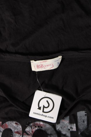 Γυναικεία μπλούζα BSB Jeans, Μέγεθος M, Χρώμα Μαύρο, Τιμή 10,99 €