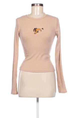 Γυναικεία μπλούζα Bershka, Μέγεθος M, Χρώμα  Μπέζ, Τιμή 6,46 €