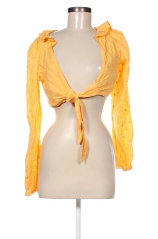 Γυναικεία μπλούζα Bershka, Μέγεθος M, Χρώμα Κίτρινο, Τιμή 9,59 €