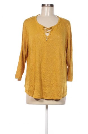 Γυναικεία μπλούζα Bobeau, Μέγεθος XXL, Χρώμα Κίτρινο, Τιμή 6,46 €