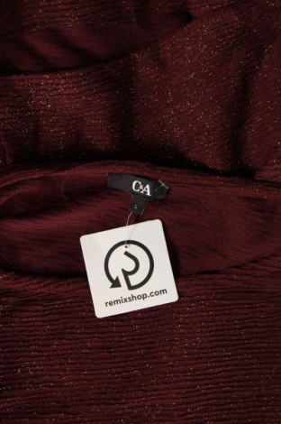 Γυναικεία μπλούζα C&A, Μέγεθος L, Χρώμα Κόκκινο, Τιμή 6,46 €