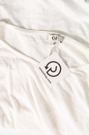 Γυναικεία μπλούζα C&A, Μέγεθος L, Χρώμα Λευκό, Τιμή 6,46 €