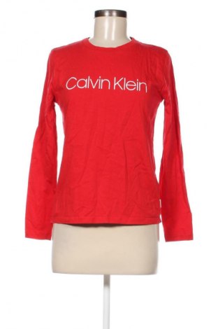Γυναικεία μπλούζα Calvin Klein, Μέγεθος S, Χρώμα Κόκκινο, Τιμή 30,28 €