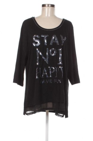 Γυναικεία μπλούζα Canda, Μέγεθος L, Χρώμα Μαύρο, Τιμή 6,46 €