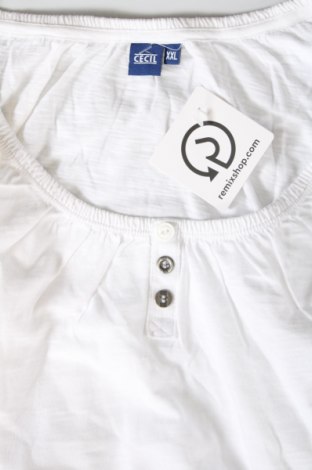 Γυναικεία μπλούζα Cecil, Μέγεθος XXL, Χρώμα Λευκό, Τιμή 21,03 €