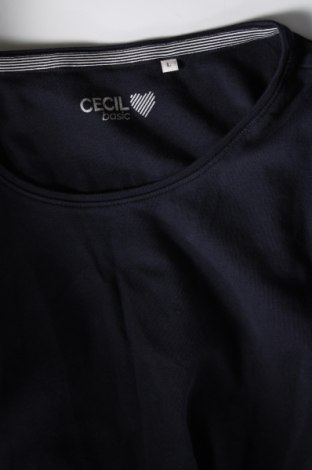 Γυναικεία μπλούζα Cecil, Μέγεθος L, Χρώμα Μπλέ, Τιμή 10,54 €