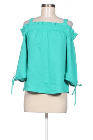 Γυναικεία μπλούζα Comma,, Μέγεθος XS, Χρώμα Πράσινο, Τιμή 16,92 €