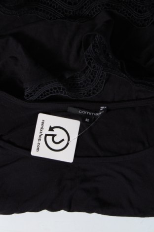 Γυναικεία μπλούζα Comma,, Μέγεθος L, Χρώμα Μαύρο, Τιμή 16,63 €
