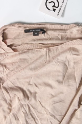 Γυναικεία μπλούζα Comma,, Μέγεθος XXS, Χρώμα  Μπέζ, Τιμή 16,33 €