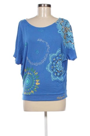 Γυναικεία μπλούζα Desigual, Μέγεθος M, Χρώμα Μπλέ, Τιμή 16,69 €