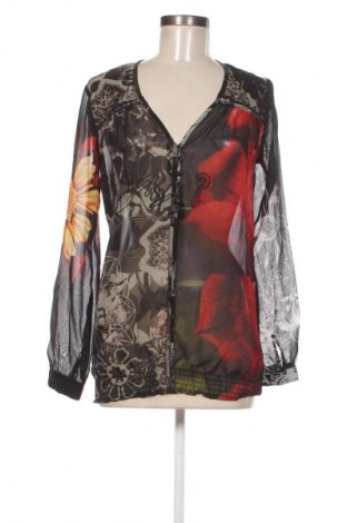 Дамска блуза Desigual, Размер M, Цвят Многоцветен, Цена 24,00 лв.