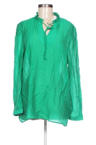 Γυναικεία μπλούζα Free Quent, Μέγεθος XL, Χρώμα Πράσινο, Τιμή 21,83 €