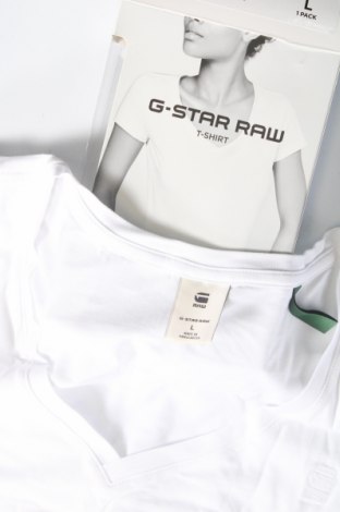 Damen Shirt G-Star Raw, Größe L, Farbe Weiß, Preis 19,28 €