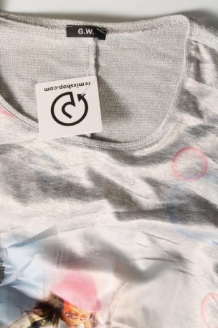 Γυναικεία μπλούζα G.W., Μέγεθος M, Χρώμα Γκρί, Τιμή 16,33 €