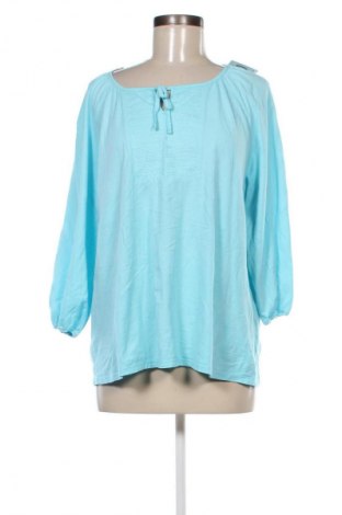 Γυναικεία μπλούζα GREEN COTTON, Μέγεθος XL, Χρώμα Μπλέ, Τιμή 12,62 €