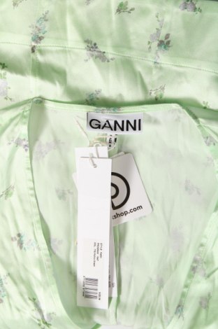 Damen Shirt Ganni, Größe M, Farbe Grün, Preis 45,64 €