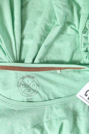 Дамска блуза Gina, Размер XXL, Цвят Зелен, Цена 10,45 лв.