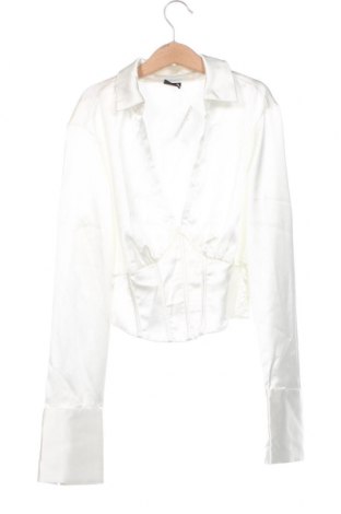 Дамска блуза Gina Tricot, Размер XS, Цвят Бял, Цена 11,39 лв.