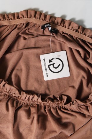 Дамска блуза Gina Tricot, Размер M, Цвят Кафяв, Цена 11,40 лв.