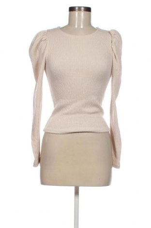 Дамска блуза Gina Tricot, Размер XS, Цвят Бежов, Цена 11,00 лв.