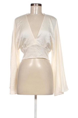 Дамска блуза Gina Tricot, Размер M, Цвят Екрю, Цена 25,30 лв.