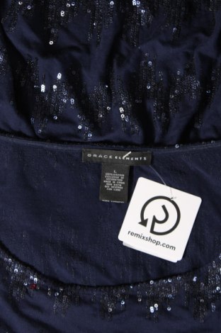 Γυναικεία μπλούζα Grace Elements, Μέγεθος L, Χρώμα Μπλέ, Τιμή 5,83 €