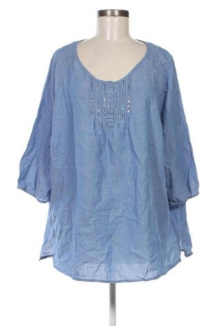 Γυναικεία μπλούζα Grandiosa, Μέγεθος L, Χρώμα Μπλέ, Τιμή 6,46 €