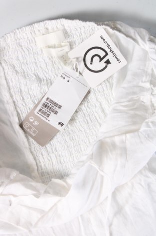 Дамска блуза H&M, Размер S, Цвят Бял, Цена 31,00 лв.
