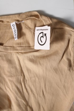 Дамска блуза H&M Divided, Размер S, Цвят Бежов, Цена 11,29 лв.