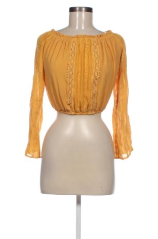 Дамска блуза H&M Divided, Размер XS, Цвят Жълт, Цена 7,60 лв.