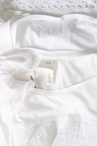 Дамска блуза H&M L.O.G.G., Размер XS, Цвят Бял, Цена 19,55 лв.