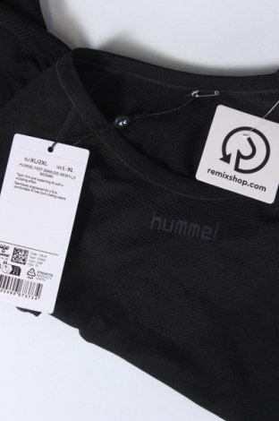 Дамска блуза Hummel, Размер XL, Цвят Черен, Цена 22,80 лв.