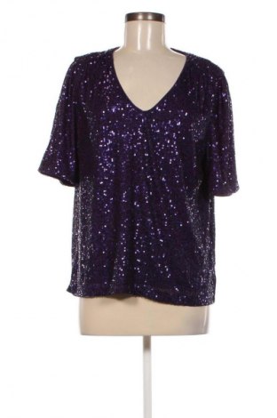Γυναικεία μπλούζα Ichi, Μέγεθος XL, Χρώμα Βιολετί, Τιμή 11,57 €