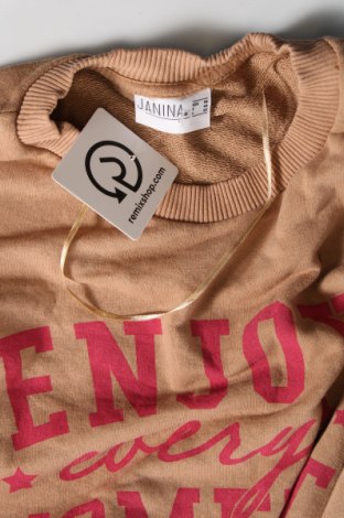 Γυναικεία μπλούζα Janina, Μέγεθος XL, Χρώμα  Μπέζ, Τιμή 7,05 €