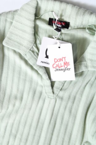 Γυναικεία μπλούζα Jennyfer, Μέγεθος XXS, Χρώμα Πράσινο, Τιμή 6,39 €