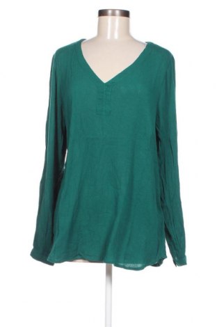 Γυναικεία μπλούζα Kaffe, Μέγεθος XL, Χρώμα Πράσινο, Τιμή 21,83 €