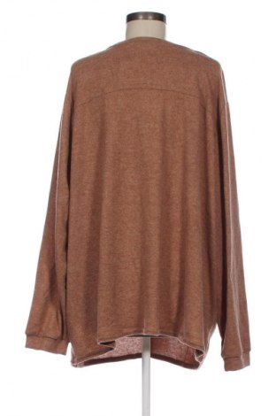 Γυναικεία μπλούζα Kiabi, Μέγεθος 3XL, Χρώμα Καφέ, Τιμή 19,18 €