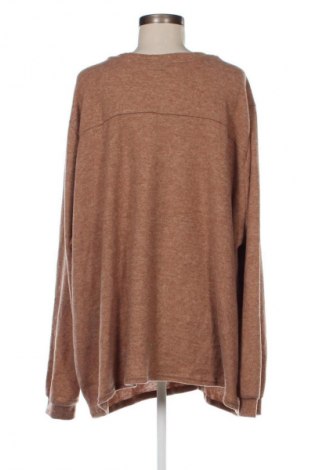 Γυναικεία μπλούζα Kiabi, Μέγεθος 3XL, Χρώμα Καφέ, Τιμή 11,16 €